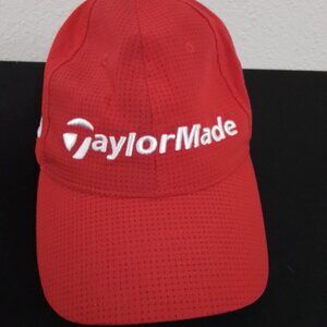 TaylorMade Adjustable Red Golf Hat
